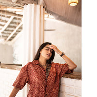 Beatnik Ajrakh Rust houseofbardi