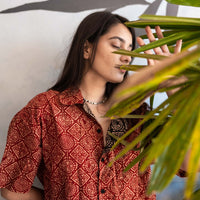 Beatnik Ajrakh Rust houseofbardi